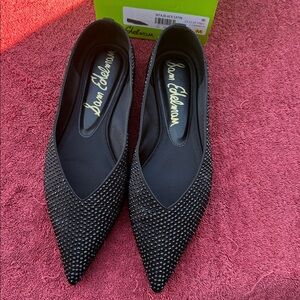 Sam Edelman Black Studded Flats